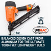 UNIMAC Finishing Air Nail Gun - Heavy Duty Angled Nailer Pneumatic Finish Deals499