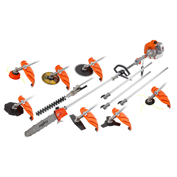 MTM 62CC Pole Chainsaw Hedge Trimmer Saw Brush Cutter Whipper Snipper Multi Tool Deals499