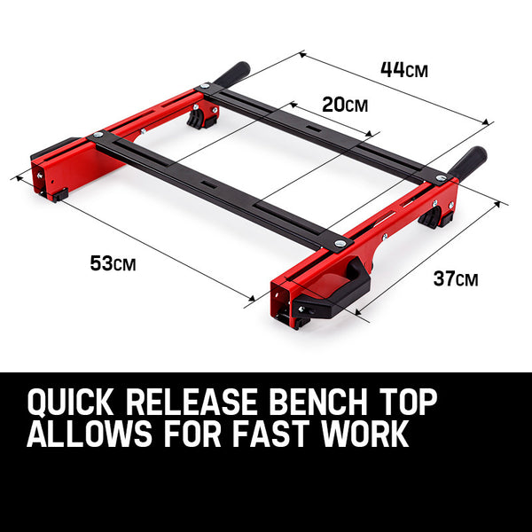 Baumr-AG Mitre Saw Stand Universal Adjustable Portable Drop Saw Bench Table Deals499