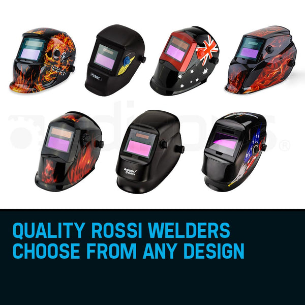 ROSSI Solar Auto Darkening Welding Helmet MIG/ARC/TIG Welder Machine Mask Deals499