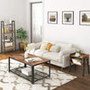 VASAGLE Side Table Rustic Brown and Black LET54X Deals499