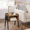 VASAGLE Side Table Rustic Brown and Black LET54X Deals499