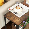 VASAGLE Industrial Side Table Rustic Brown LET31BX Deals499