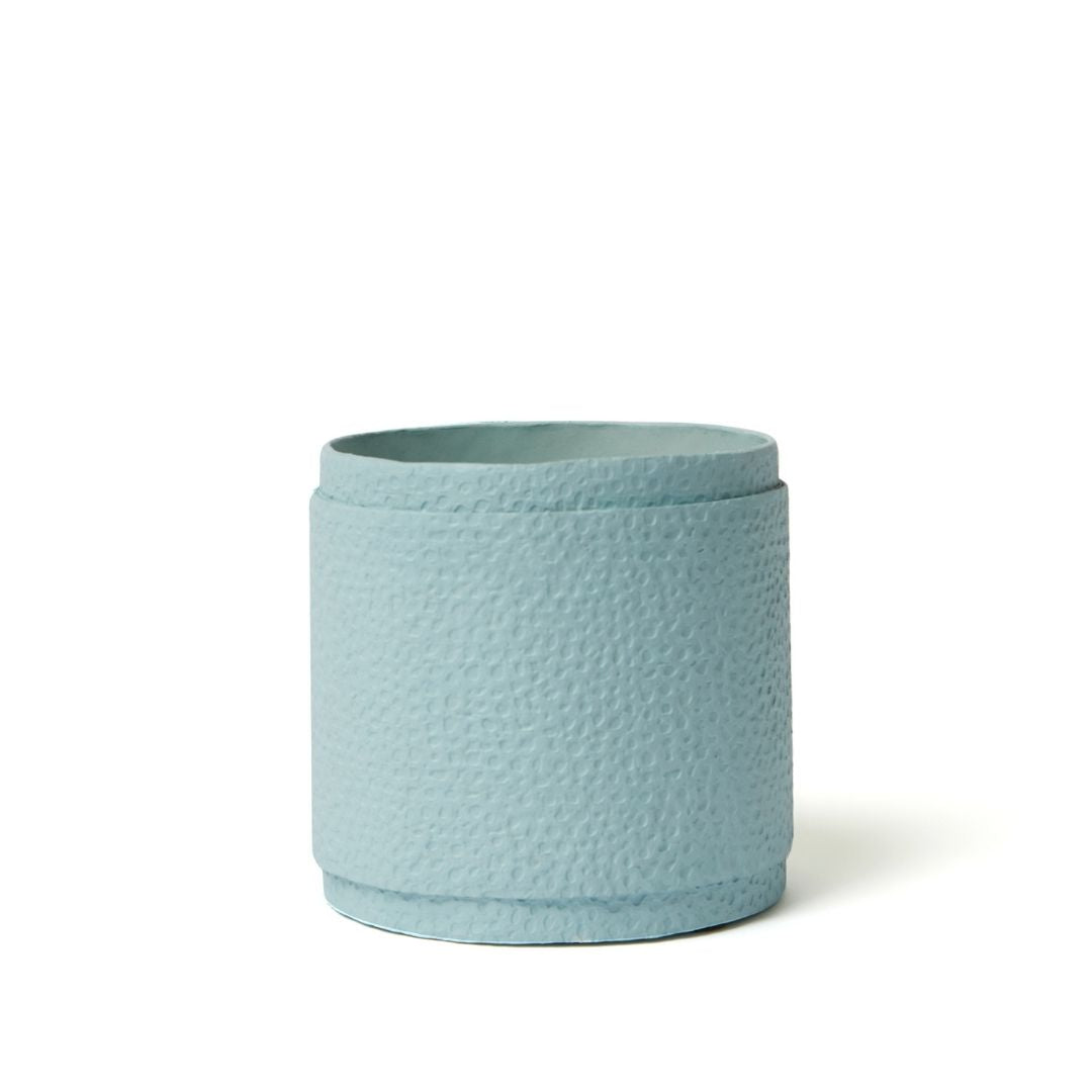 Tree Stripes Reef Design Pot in Almond Blue (Medium) Deals499