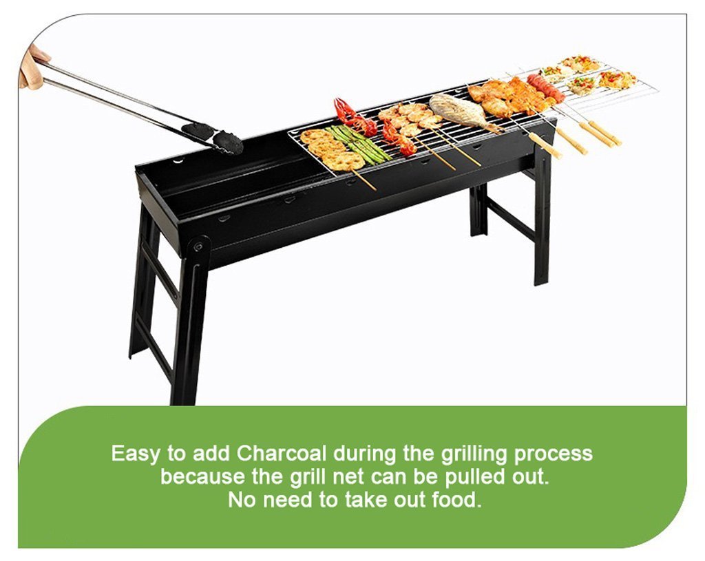 Foldable Portable BBQ Charcoal Grill Barbecue Camping Hibachi Picnic small Deals499