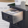 French Bedside Table Nightstand Black Set of 2 Deals499