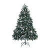 Home Ready 6Ft 180cm 930 tips Green Snowy Christmas Tree Xmas Pine Cones Deals499