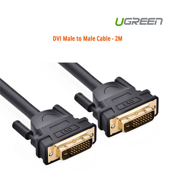 UGREEN DVI Male to Male Cable 2M (11604) Deals499