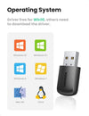 UGREEN 20204 AC650 Dual Band USB WLAN Adapter Deals499