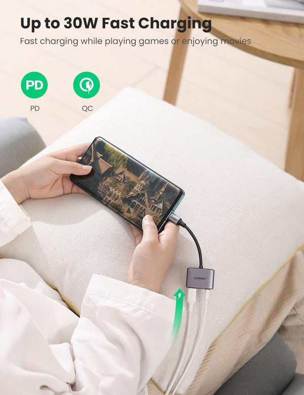 UGREEN 60164 2-in-1 USB C to 3.5mm Adapter Deals499