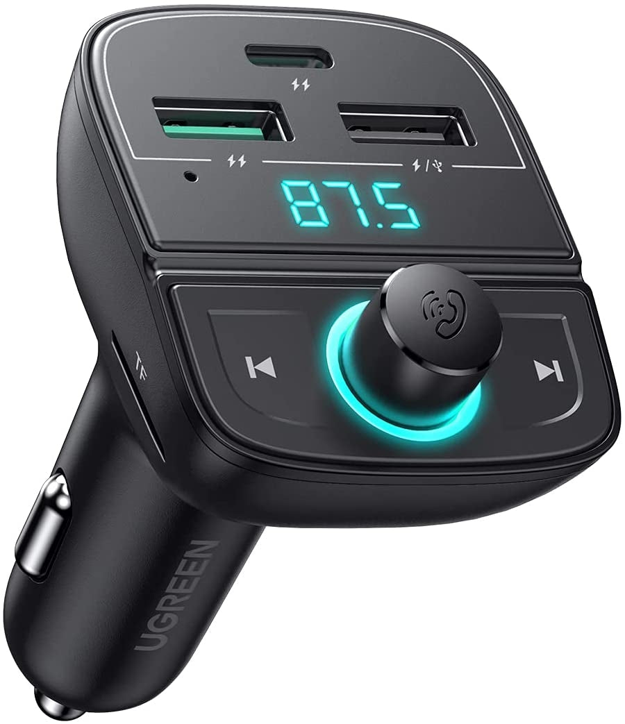 UGREEN 80910 Car Bluetooth 5.0 FM Transmitter Deals499