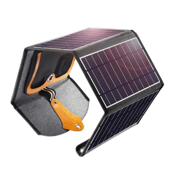 CHOETECH SC005 22W Portable Waterproof Foldable Solar Panel Charger (Dual USB Ports) Deals499