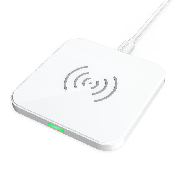 CHOETECH T511-S Qi Certified 10W/7.5W Fast Wireless Charger Pad (White) Deals499