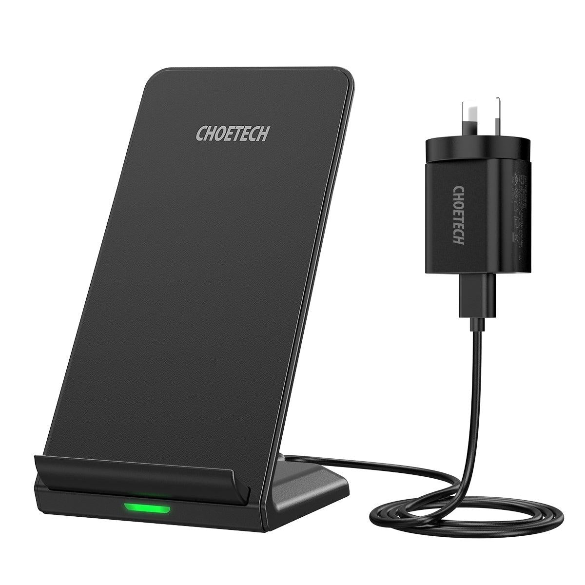 CHOETECH T524S 10W/7.5W Fast Wireless Charging Stand with AC Adapter Deals499