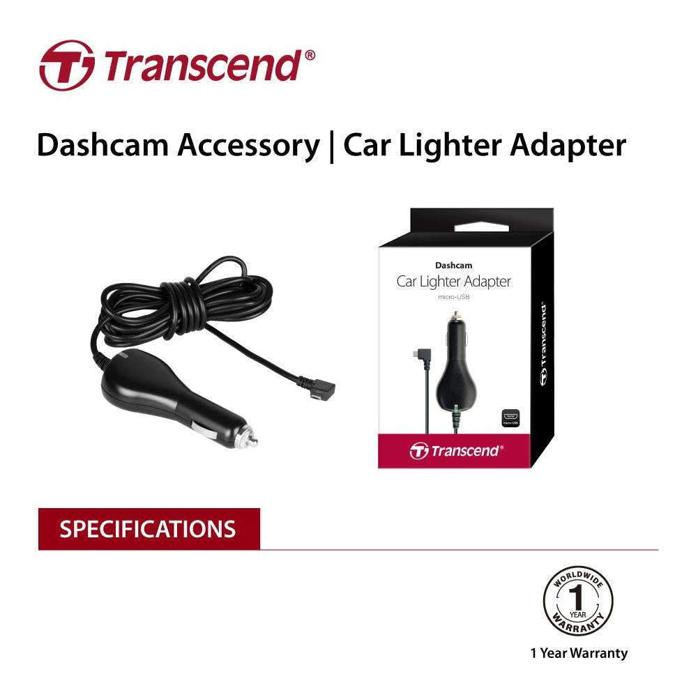 TRANSCEND TS-DPL2  Car Lighter Adapter for DrivePro, Micro-B (For DP230 / DP130 / DP110) Deals499