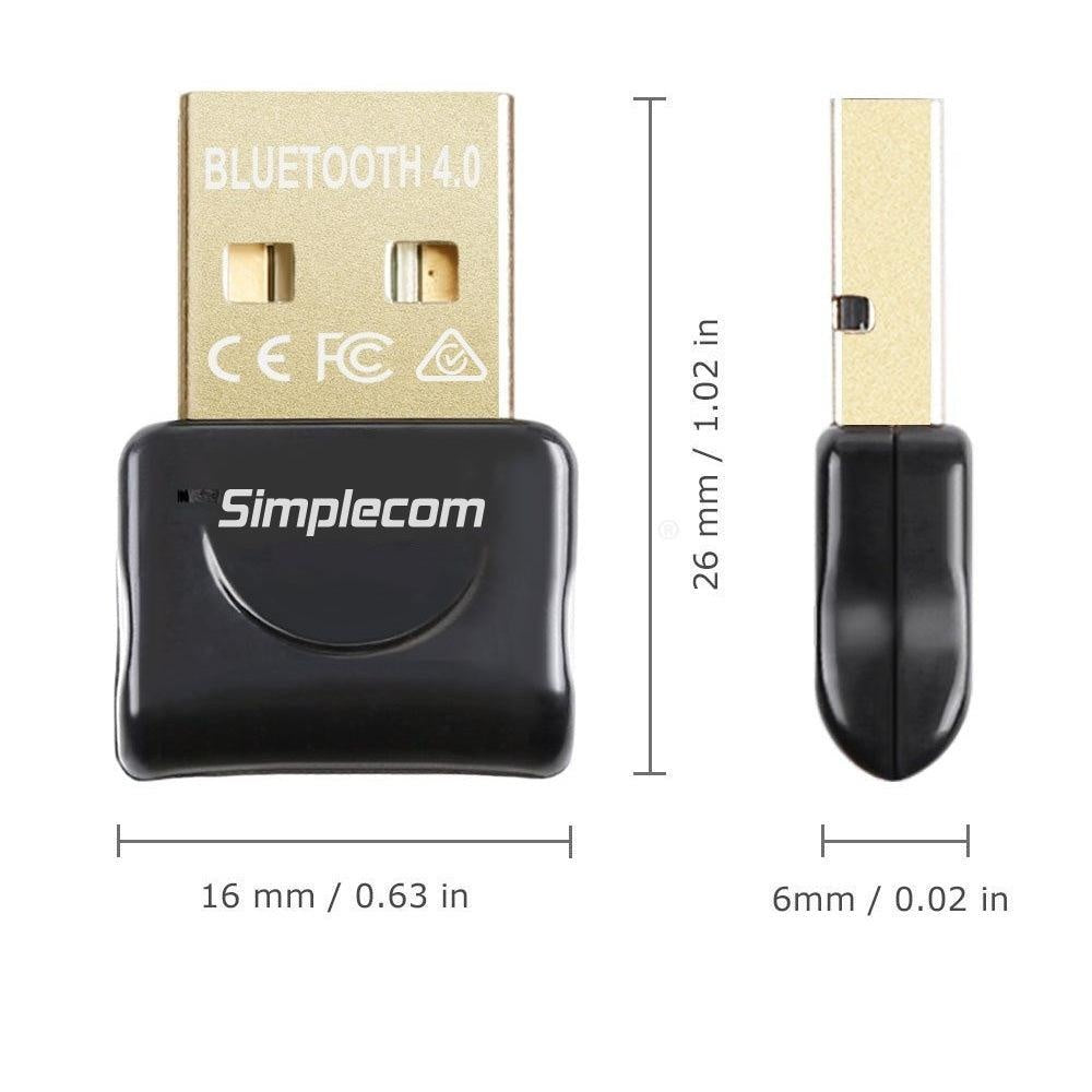 Simplecom NB407 USB Bluetooth 4.0 Widcomm Adapter Wireless Dongle with A2DP EDR Deals499