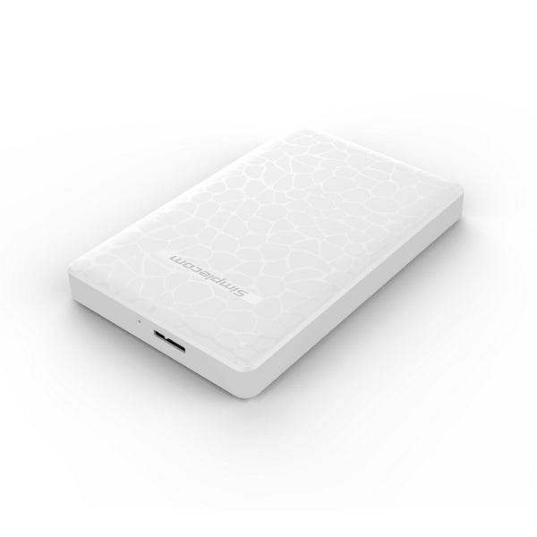 Simplecom SE101 Compact Tool-Free 2.5'' SATA to USB 3.0 HDD/SSD Enclosure White Deals499