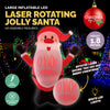 Christmas By Sas 1.8m Self Inflatable LED Jolly Santa Rotating Lights Deals499