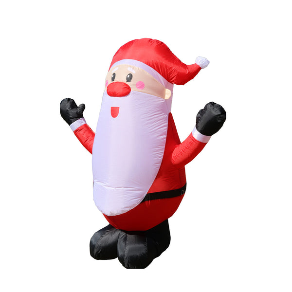 Christmas By Sas 1.8m Self Inflatable LED Jolly Santa Rotating Lights Deals499