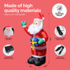 Christmas By Sas 1.8m Self Inflatable LED Waving Santa & Gift Box Deals499