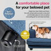 Pet Basic Pet Sofa Bed Stylish Luxurious Sturdy Washable Fabric Blue 98cm Deals499