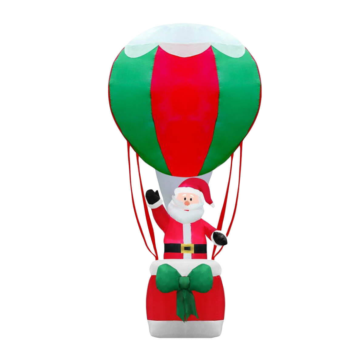 Christmas By Sas 1.8m Santa & Hot Air Balloon Self Inflating LED Lighting Deals499