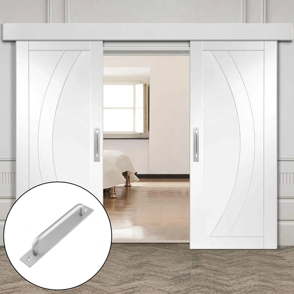 Barn Door Handle Sliding Pull Cabinet Door Handles Drawer knobs Kitchen Handles Silver Deals499