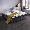 Mattress Euro Top Queen Size Pocket Spring Coil with Knitted Fabric Medium Firm 33cm Thick Deals499