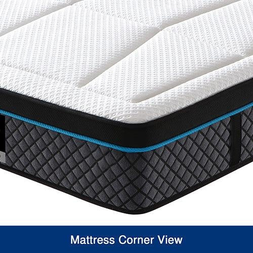 Queen Mattress in Coolmax Memory Foam 6 Zone Pocket Coil Soft Firmness Deals499