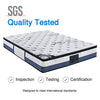 Single Mattress Latex Pillow Top Pocket Spring Foam Medium Firm Bed Deals499