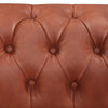 3+2 Seater Brown Sofa Lounge Chesterfireld Style Button Tufted in Faux Leather Deals499