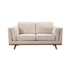 3+2 Seater Sofa Beige Fabric Lounge Set for Living Room Couch with Wooden Frame Deals499