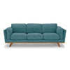 3+2 Seater Sofa Teal Fabric Lounge Set for Living Room Couch with Wooden Frame Deals499