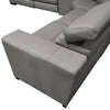 6 Seater Real Later sofa Grey Color Lounge Set for Living Room Couch with Adjustable Headrest Deals499