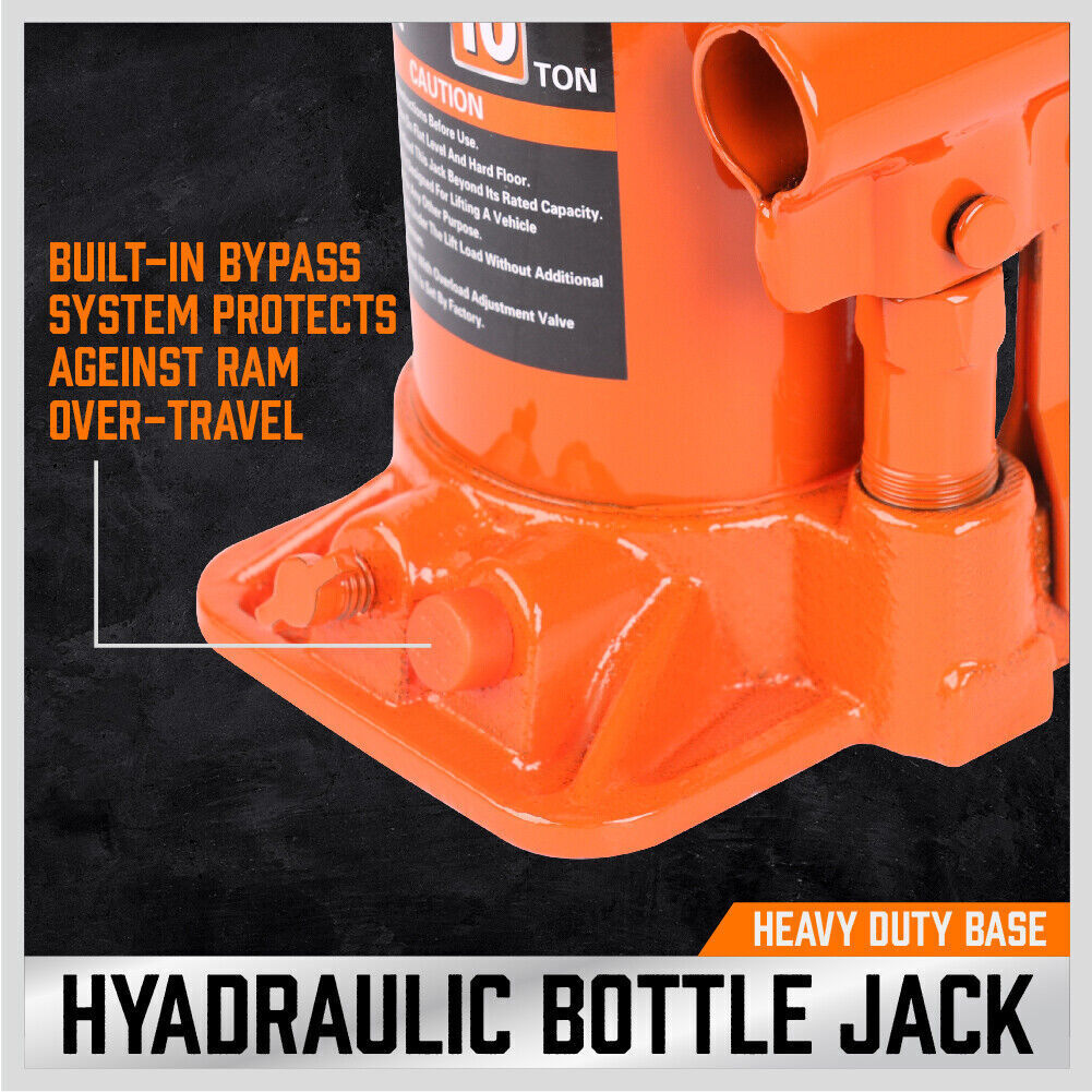 20 Ton (40000lb) Air Hydraulic Bottle Jack Pneumatic Heavy Duty Truck Repair from Deals499 at Deals499