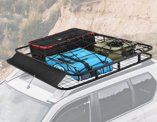 Universal Roof Rack Basket - Car Luggage Carrier Steel Cage Vehicle Cargo Deals499