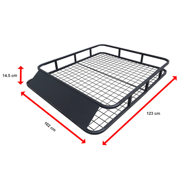 Universal Roof Rack Basket - Car Luggage Carrier Steel Cage Vehicle Cargo Deals499