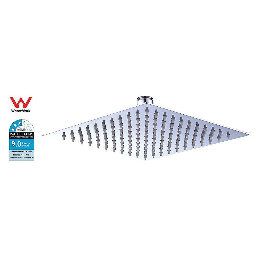 300mm Shower Head Square 304SS Polished Chrome Finish Deals499