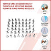 164Pcs Cake Decorating Kit Turntable Rotating Baking Flower Icing Piping Nozzles Deals499