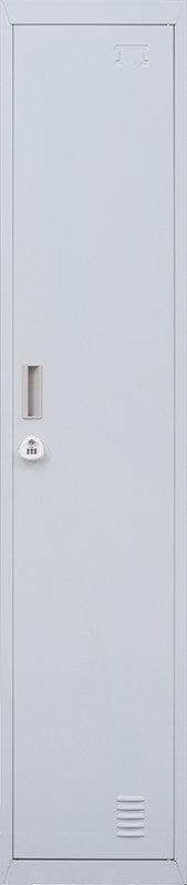 3-Digit Combination Lock One-Door Office Gym Shed Clothing Locker Cabinet Grey Deals499