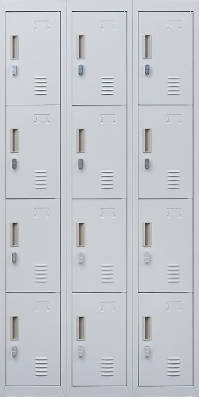 Padlock-operated lock 12 Door Locker for Office Gym - Light Grey Deals499