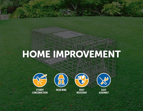 Trap Humane Possum Cage Live Animal Safe Catch Rabbit Cat Hare Fox Bird Deals499