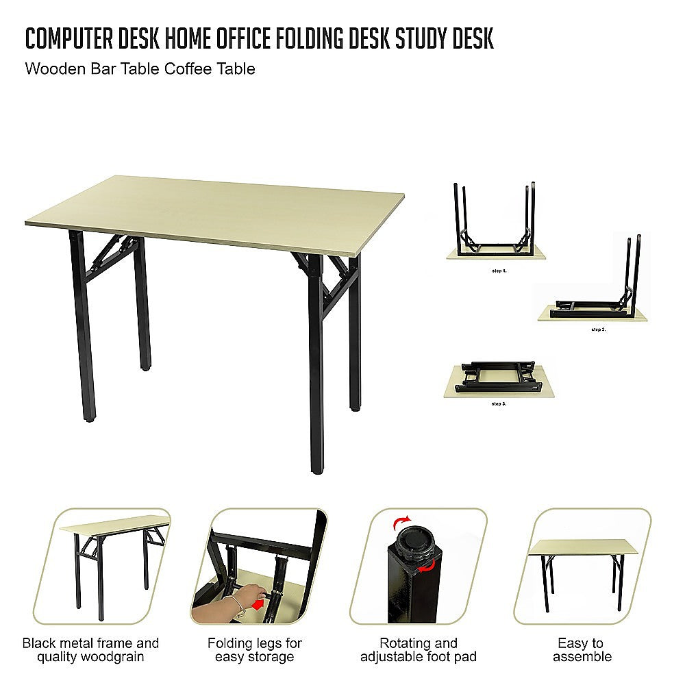 Computer Desk Home Office Folding Desk Study Desk Wooden Bar Table Coffee Table Deals499