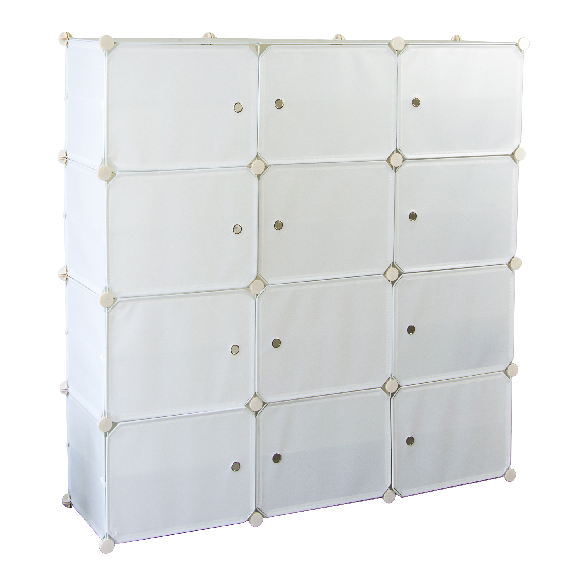 White Cube DIY Shoe Cabinet Rack Storage Portable Stackable Organiser Stand Deals499