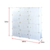 White Cube DIY Shoe Cabinet Rack Storage Portable Stackable Organiser Stand Deals499