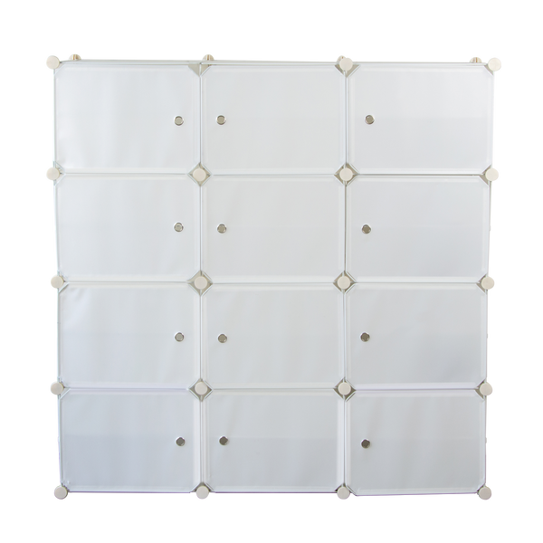 White Cube DIY Shoe Cabinet Rack Storage Portable Stackable Organiser Stand Deals499