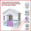 Cubby House Kids Wooden Outdoor Playhouse Cottage Play Children Timber Deals499