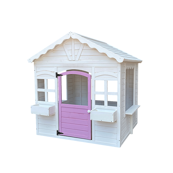 Cubby House Kids Wooden Outdoor Playhouse Cottage Play Children Timber Deals499