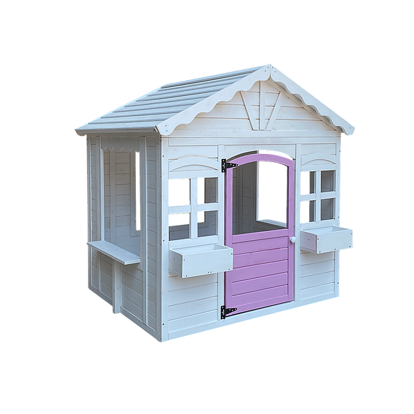 Cubby House Kids Wooden Outdoor Playhouse Cottage Play Children Timber Deals499