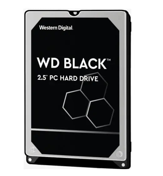 WESTERN DIGITAL Digital WD Black 500GB 2.5' HDD SATA 6gb/s 7200RPM 64MB Cache SMR Tech for Hi-Res Video Games 5yrs Wty WESTERN DIGITAL